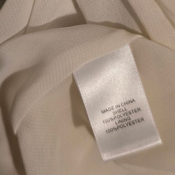 CeCe White And Black Heart Print Midi Dress High And Low Size 6 - Picture 3 of 12